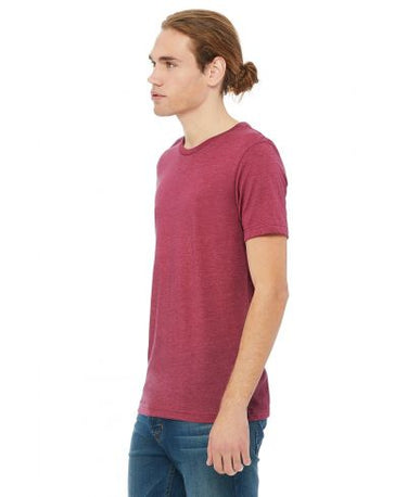 Bella Canvas 3001CVC Heather Round Neck - HTR Raspberry