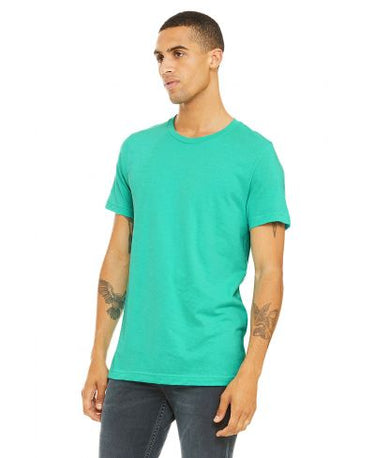 Bella Canvas 3001CVC Heather Round Neck - HTR Sea Green