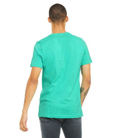 Bella Canvas 3001CVC Heather Round Neck - HTR Sea Green