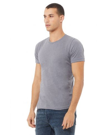 Bella Canvas 3001CVC Heather Round Neck - HTR Storm