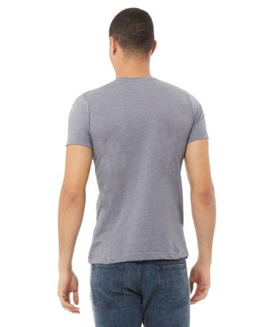 Bella Canvas 3001CVC Heather Round Neck - HTR Storm