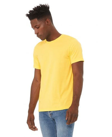 Bella Canvas 3001CVC Heather Round Neck - HTR Yellow