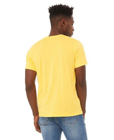 Bella Canvas 3001CVC Heather Round Neck - HTR Yellow