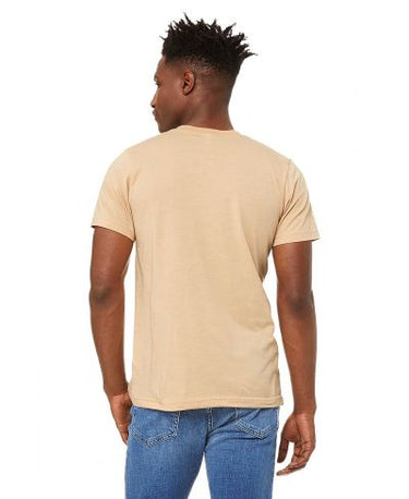 Bella Canvas 3001CVC Heather Round Neck - HTR Sand Dune