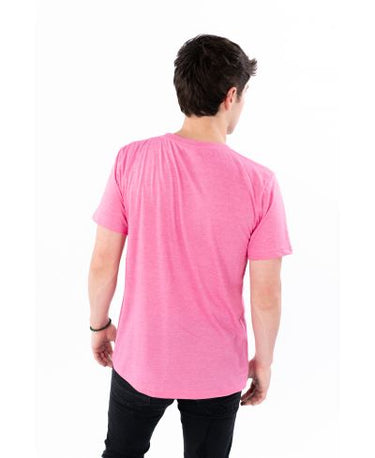 Lucky & Blessed Life 3142P Sublimation T-Shirt - Heather Pink