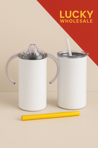 Kids Sippy Tumbler - White