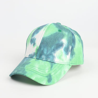 Tie Dye Cap - Mint/Grey