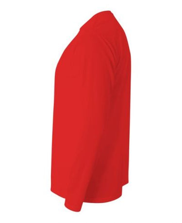 A4 N3165 Cooling Performance Long Sleeve - Scarlet