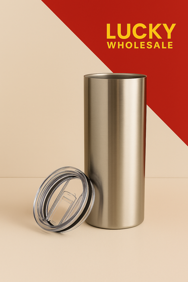20 OZ Silver Tumbler