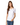 Smart 4002 Women V-neck T-shirt - White