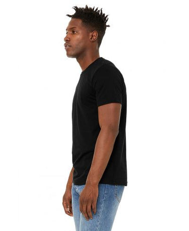 Bella Canvas 3001CVC Heather Round Neck - Solid Black Blend