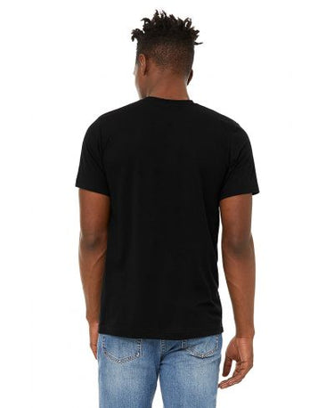 Bella Canvas 3001CVC Heather Round Neck - Solid Black Blend