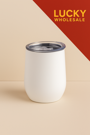 Sublimation Wine Cup - White