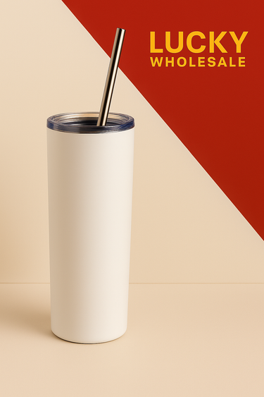 20 OZ Sublimation Tumbler - White