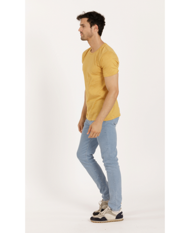 Lucky & Blessed Life 3142P Sublimation T-Shirt - Heather Turmeric
