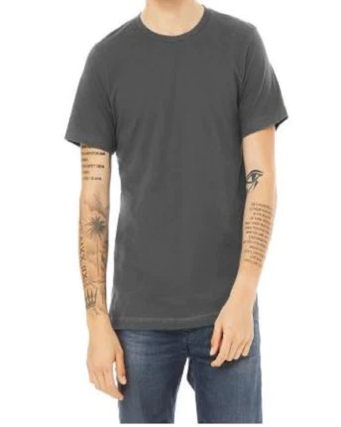 Bella + Canvas Unisex Slub T-Shirt - Mauve, 2XL, Soft Poly-Cotton Blend, Crew Neck, Retail Fit - View #3