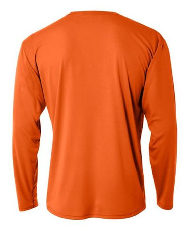 A4 N3165 Cooling Performance Long Sleeve - Athletic Orange