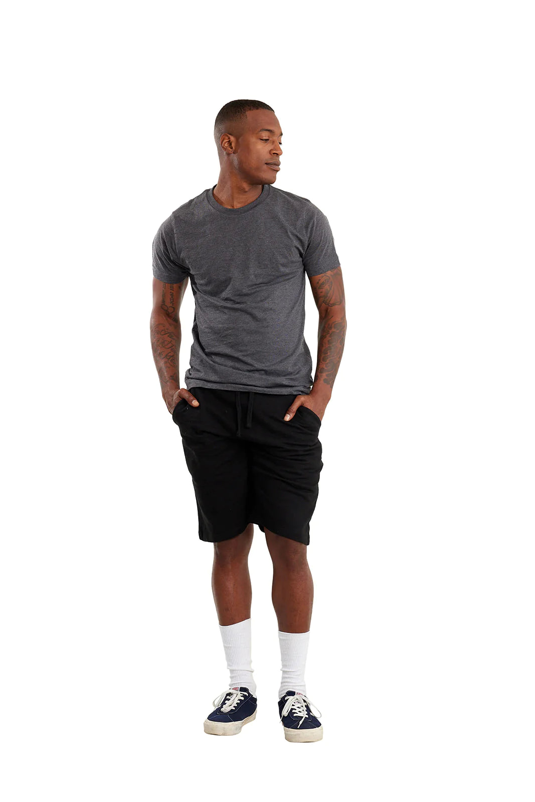 Mens smart 2025 black shorts