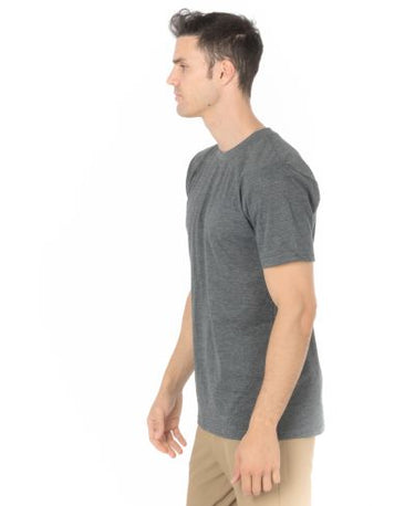 Lucky & Blessed Life 3142P Sublimation T-Shirt - Charcoal Heather