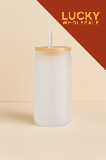 16OZ Frosted Glass Tumbler