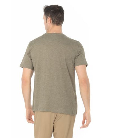 Lucky & Blessed Life 3142P Sublimation T-Shirt - Heather Olive