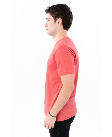 Lucky & Blessed Life 3142P Sublimation T-Shirt - Heather Red