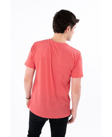 Lucky & Blessed Life 3142P Sublimation T-Shirt - Heather Red