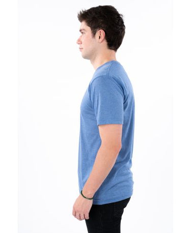 Lucky & Blessed Life 3142P Sublimation T-Shirt - Heather Royal