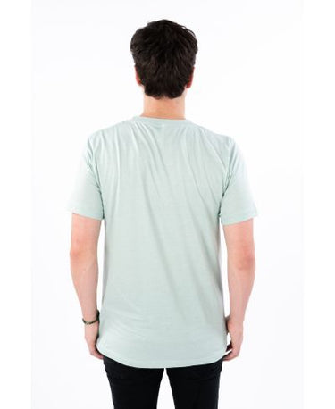 Lucky & Blessed Life 3142P Sublimation T-Shirt - Heather Stone Blue