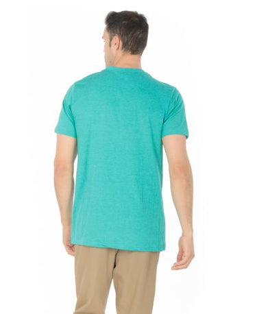 Lucky & Blessed Life 3142P Sublimation T-Shirt - Heather Teal