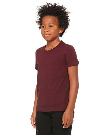 Bella Canvas 3001Y Youth Short Sleeve - Maroon