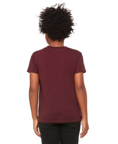 Bella Canvas 3001Y Youth Short Sleeve - Maroon
