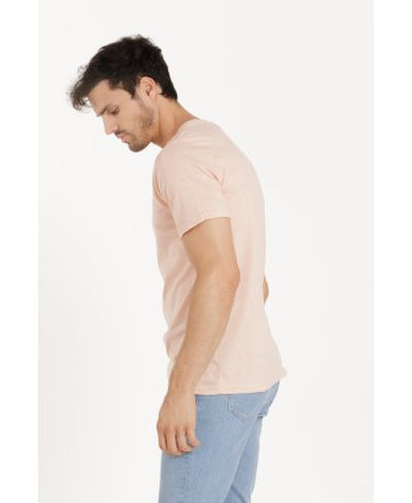 Lucky & Blessed Life 3142P Sublimation T-Shirt - Heather Apricot