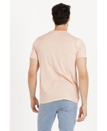Lucky & Blessed Life 3142P Sublimation T-Shirt - Heather Apricot
