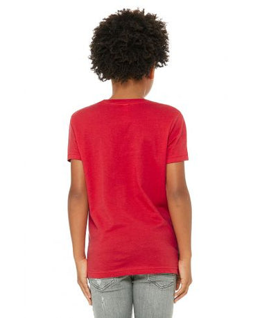 Bella Canvas 3001Y Youth Short Sleeve - Red