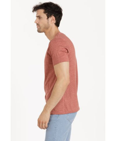 Lucky & Blessed Life 3142P Sublimation T-Shirt - Heather Rust Red