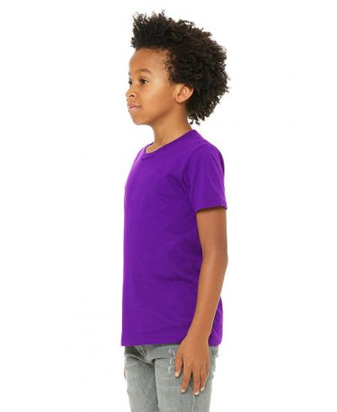 Bella Canvas 3001Y Youth Short Sleeve - Team Purple