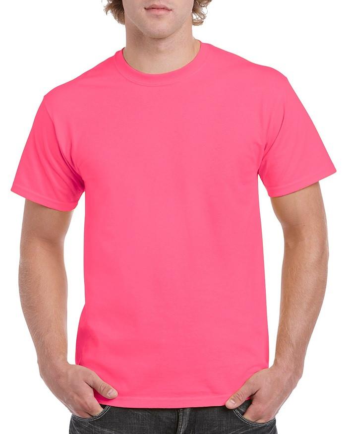 GILDAN Dry Fit Hot Pink (Heliconia) Shirts BLANK, Bulk T-Shirts, Dry Blend  50 50 Shirts Perfect for Crafters - ADULT Size