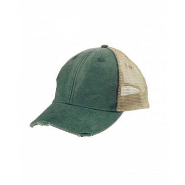 Adam's AD48 Cap Forest Green/Tan