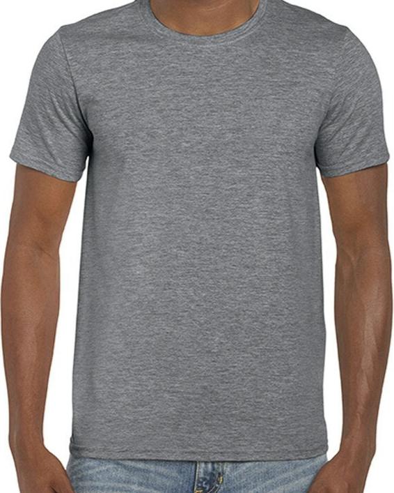 Gildan Softstyle 64000 - Graphite Heather – Lucky Wholesale