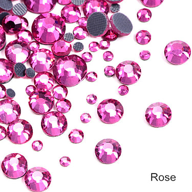 Small Bag Hot Fix Rhinestones- Rose