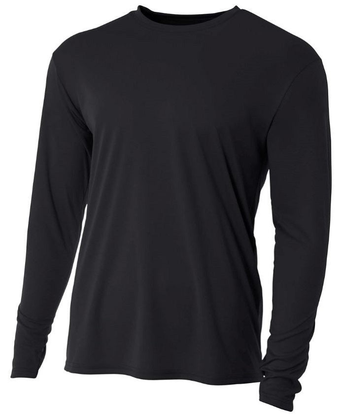 A4 Dri Fit Long Sleeve T-shirt - Black – Lucky Wholesale