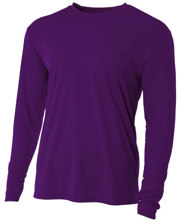 Purple T-shirt Embossed Print