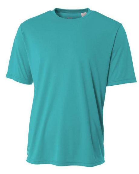 Adult A4 Dri Fit T shirt N3142 Teal Lucky Wholesale